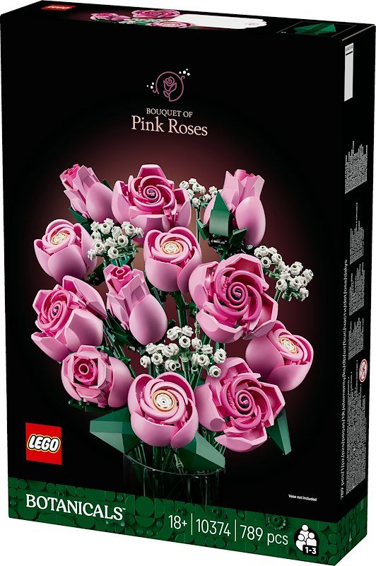 Lego BOUQUET DI ROSE ROSA 10374