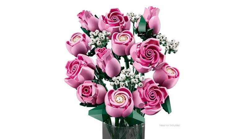 Lego BOUQUET DI ROSE ROSA 10374