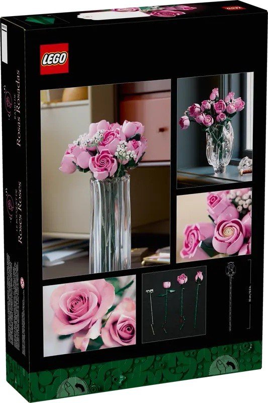 Lego BOUQUET DI ROSE ROSA 10374