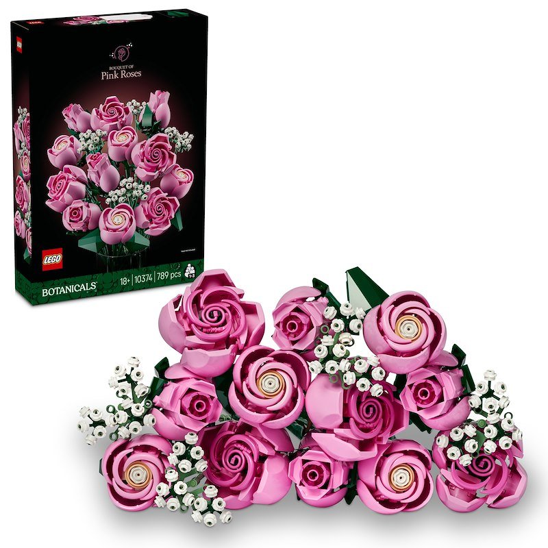 Lego BOUQUET DI ROSE ROSA 10374