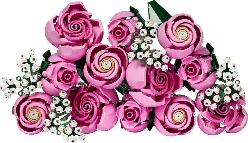 Lego BOUQUET DI ROSE ROSA 10374