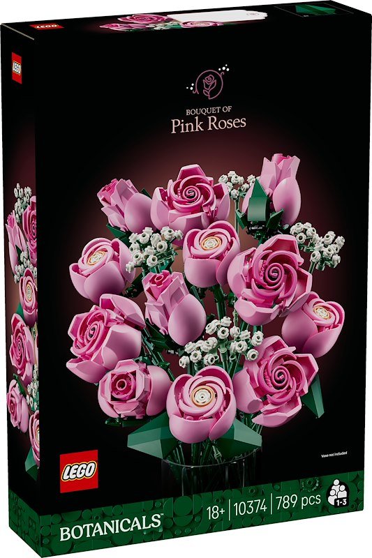 Lego BOUQUET DI ROSE ROSA 10374