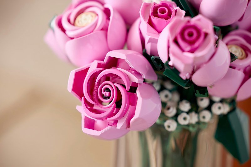 Lego BOUQUET DI ROSE ROSA 10374