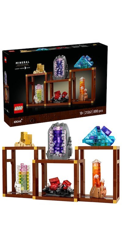 Lego COLLEZIONI DI MINERALI 21362