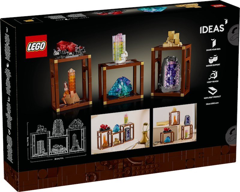 Lego COLLEZIONI DI MINERALI 21362