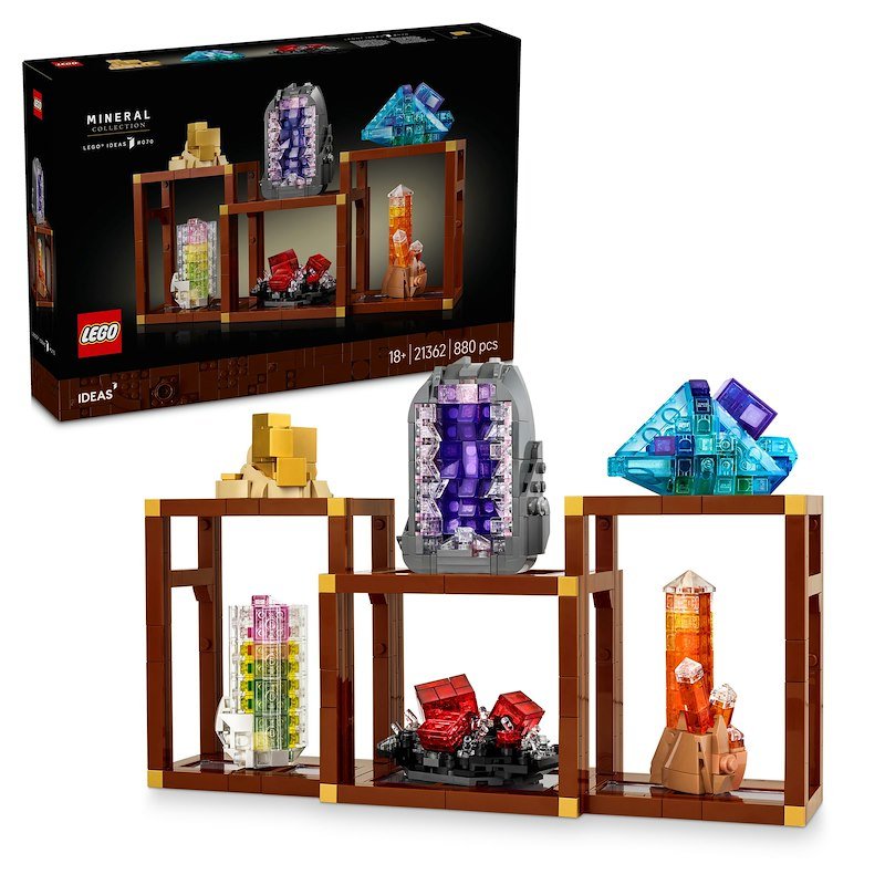Lego COLLEZIONI DI MINERALI 21362