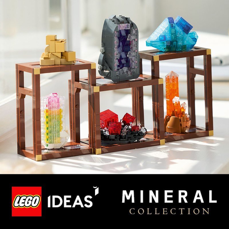 Lego COLLEZIONI DI MINERALI 21362