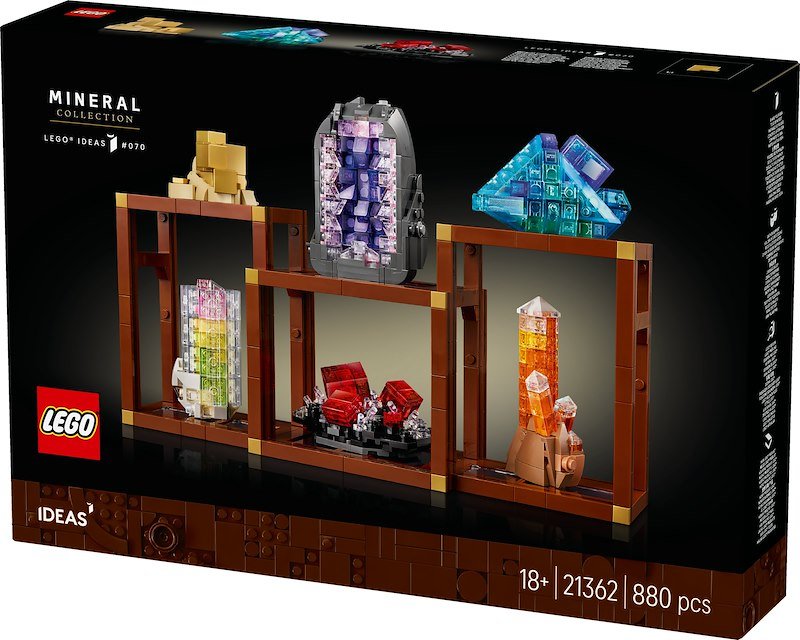 Lego COLLEZIONI DI MINERALI 21362