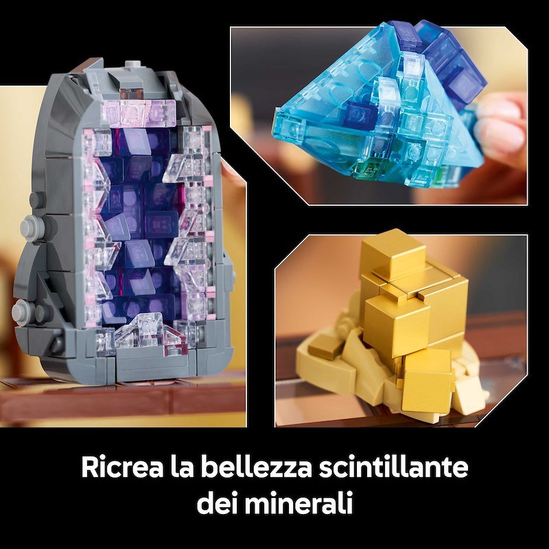 Lego COLLEZIONI DI MINERALI 21362