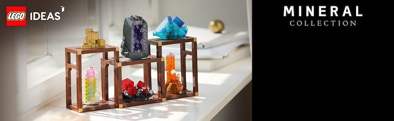 Lego COLLEZIONI DI MINERALI 21362