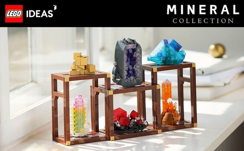 Lego COLLEZIONI DI MINERALI 21362