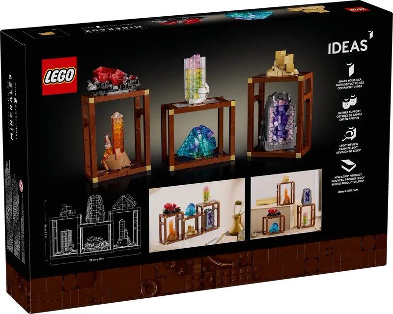Lego COLLEZIONI DI MINERALI 21362