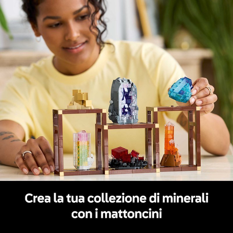 Lego COLLEZIONI DI MINERALI 21362