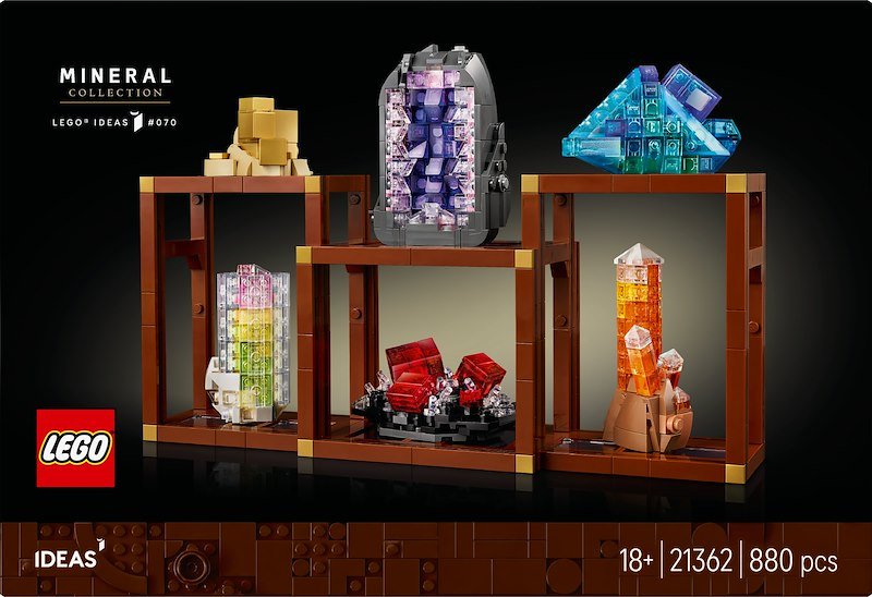 Lego COLLEZIONI DI MINERALI 21362