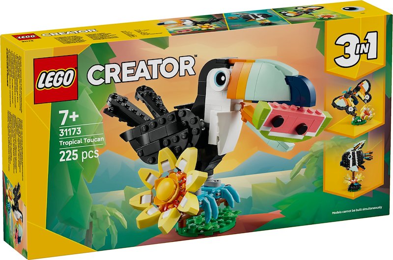 Lego Animali selvatici: tucano tropicale 31173