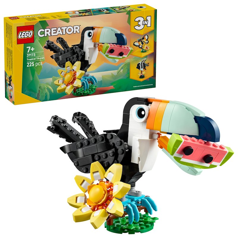 Lego Animali selvatici: tucano tropicale 31173