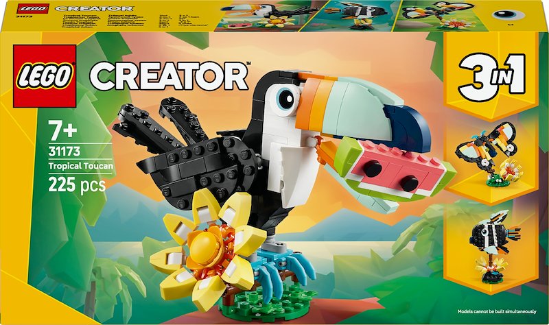 Lego Animali selvatici: tucano tropicale 31173