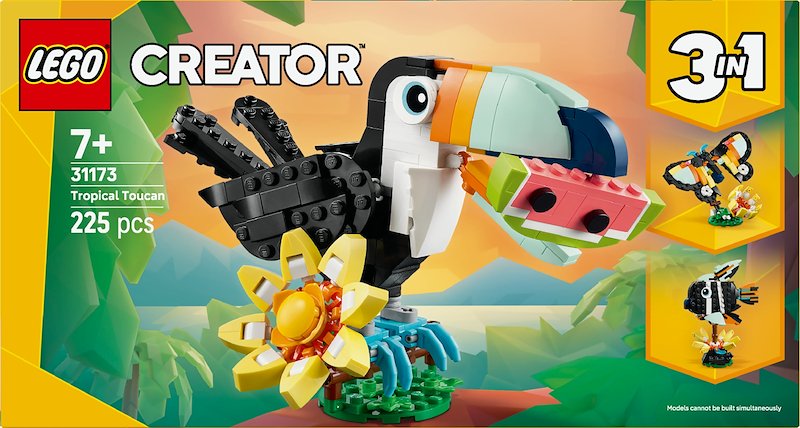 Lego Animali selvatici: tucano tropicale 31173