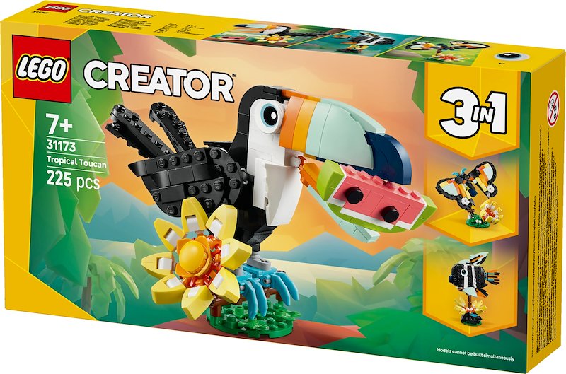 Lego Animali selvatici: tucano tropicale 31173