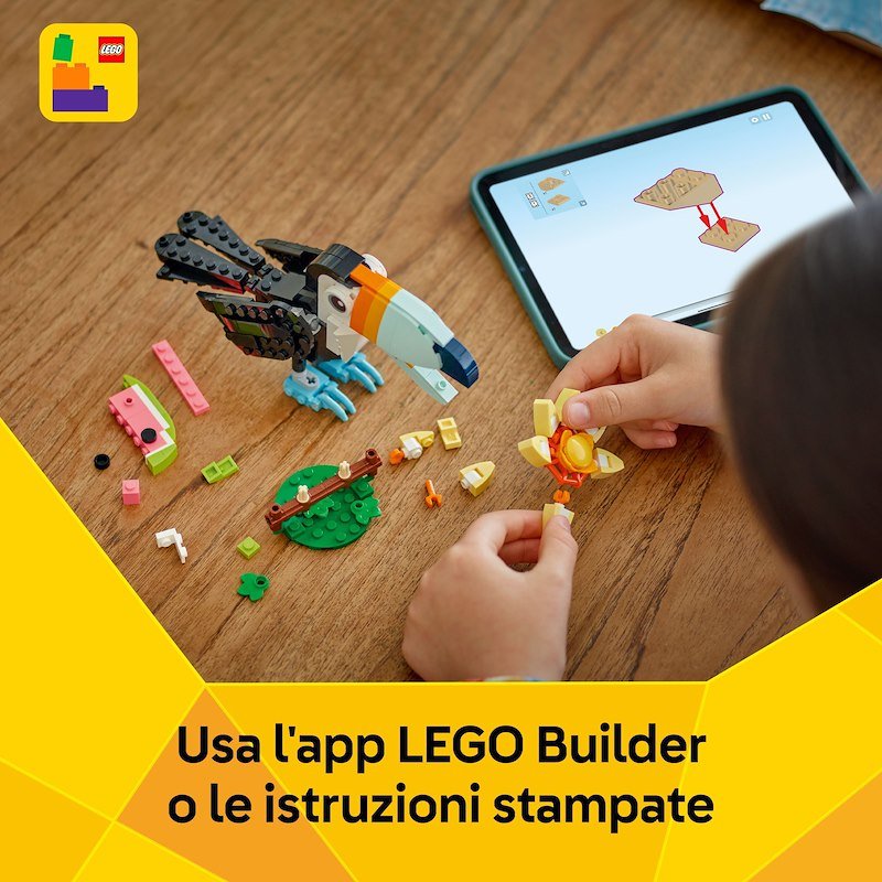 Lego Animali selvatici: tucano tropicale 31173