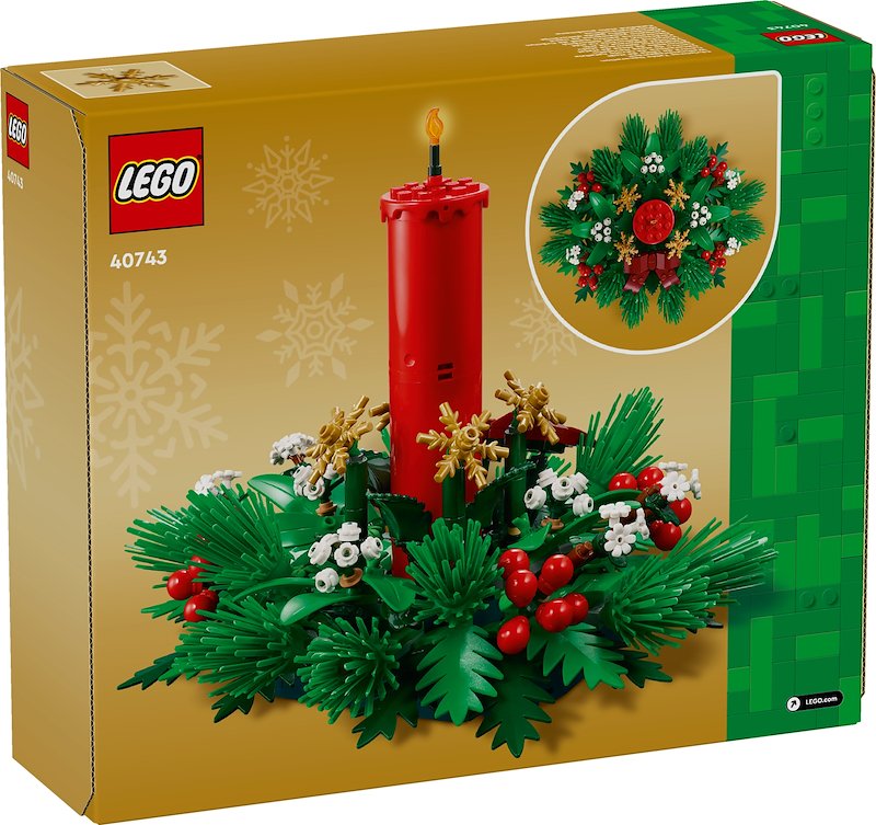 Lego DECORAZIONE DA TAVOLO NATALIZIA  40743
