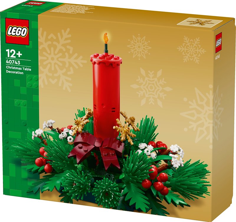 Lego DECORAZIONE DA TAVOLO NATALIZIA  40743
