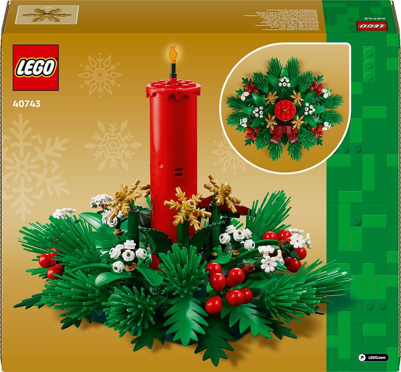 Lego DECORAZIONE DA TAVOLO NATALIZIA  40743