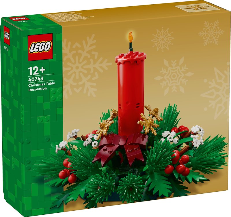 Lego DECORAZIONE DA TAVOLO NATALIZIA  40743