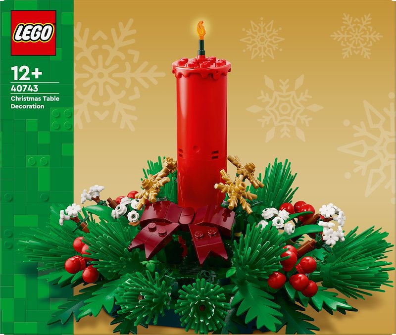 Lego DECORAZIONE DA TAVOLO NATALIZIA  40743
