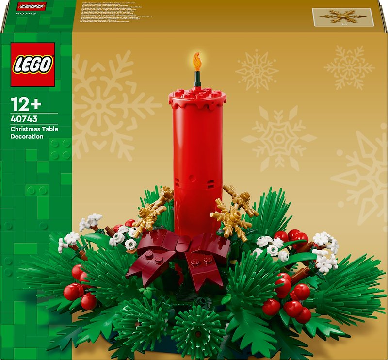 Lego DECORAZIONE DA TAVOLO NATALIZIA  40743