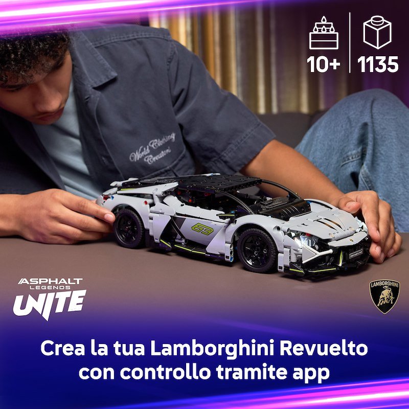 Lego Super Sports Car Lamborghini Revuelto 42214