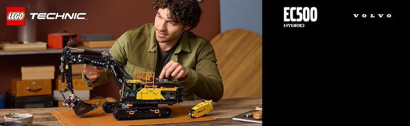 Lego Escavatore Volvo EC500 Hybrid 42215