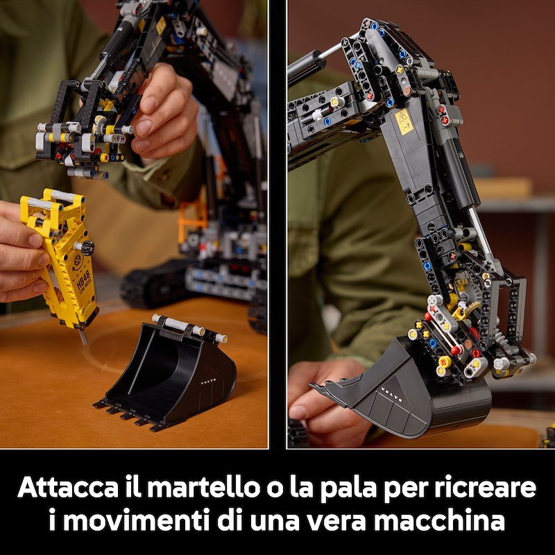 Lego Escavatore Volvo EC500 Hybrid 42215