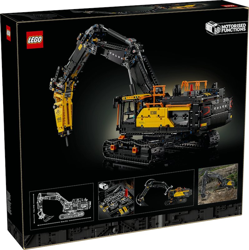 Lego Escavatore Volvo EC500 Hybrid 42215