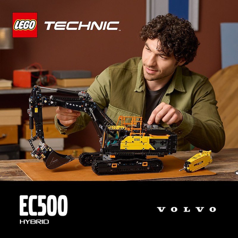 Lego Escavatore Volvo EC500 Hybrid 42215