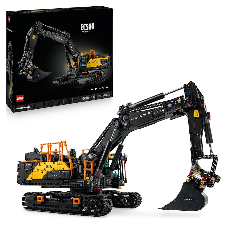 Lego Escavatore Volvo EC500 Hybrid 42215