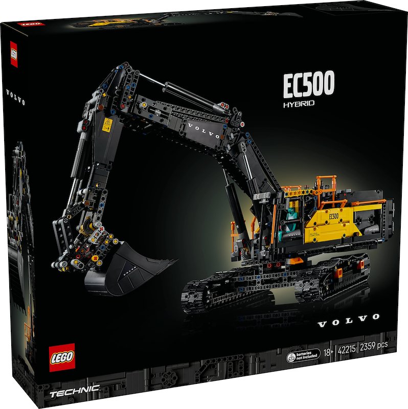 Lego Escavatore Volvo EC500 Hybrid 42215