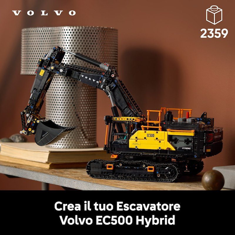 Lego Escavatore Volvo EC500 Hybrid 42215