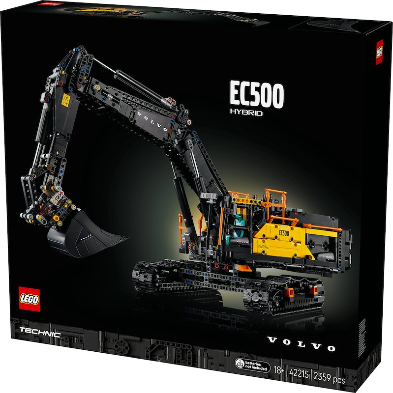 Lego Escavatore Volvo EC500 Hybrid 42215