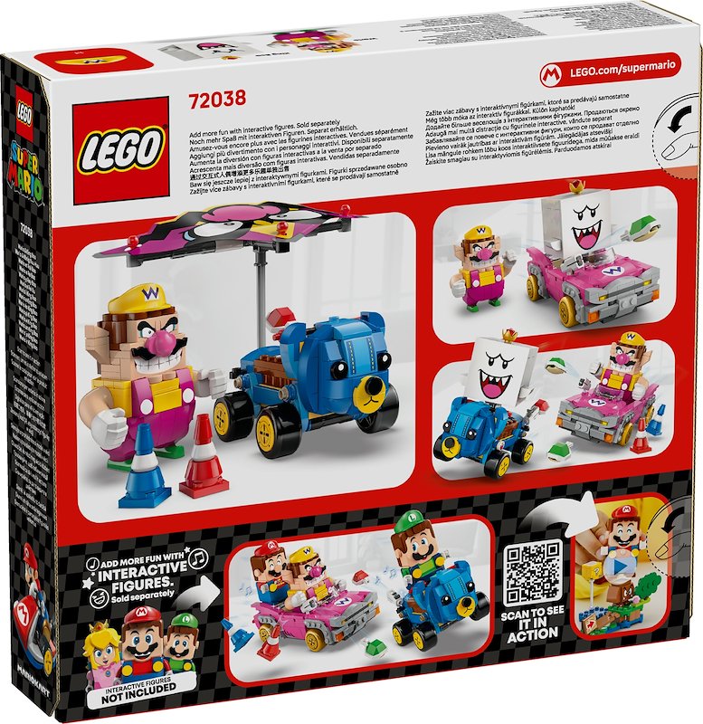 Lego Mario Kart Wario e Re Boo 72038