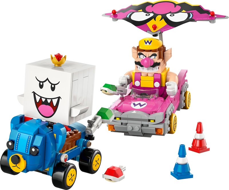 Lego Mario Kart Wario e Re Boo 72038