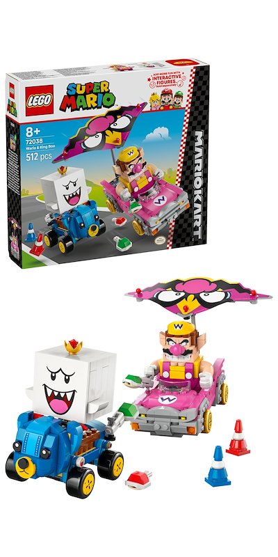 Lego Mario Kart Wario e Re Boo 72038