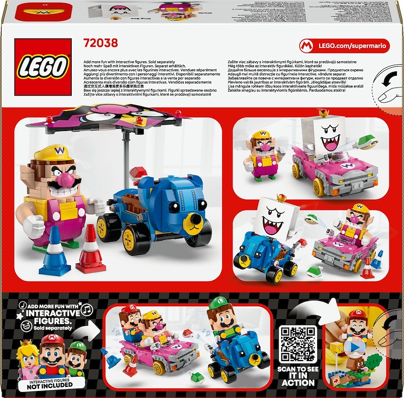 Lego Mario Kart Wario e Re Boo 72038