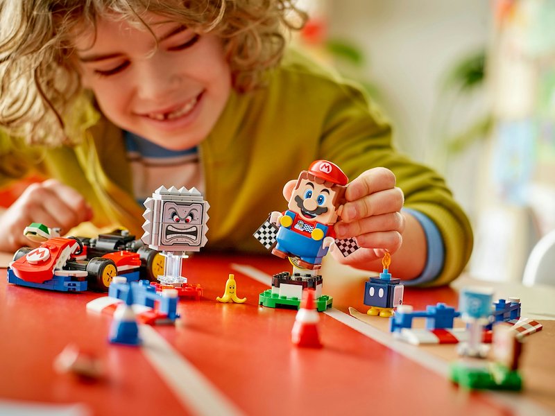 Lego MARIO KART Mario interattivo e Kart standard  72043