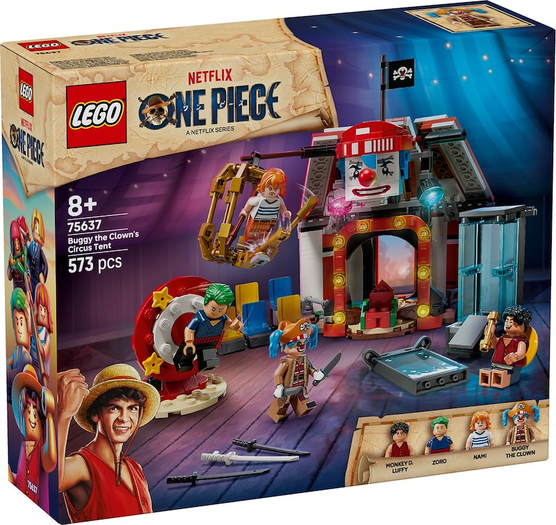 Lego LA TENDA DEL CIRCO DI BAGY IL CLOWN 75637