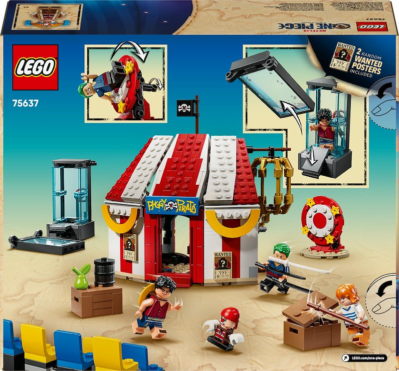 Lego LA TENDA DEL CIRCO DI BAGY IL CLOWN 75637
