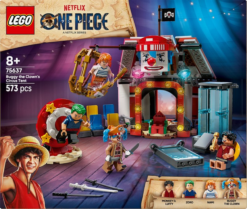 Lego LA TENDA DEL CIRCO DI BAGY IL CLOWN 75637