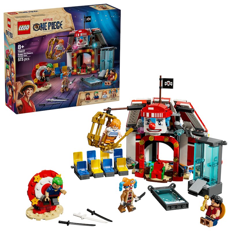 Lego LA TENDA DEL CIRCO DI BAGY IL CLOWN 75637