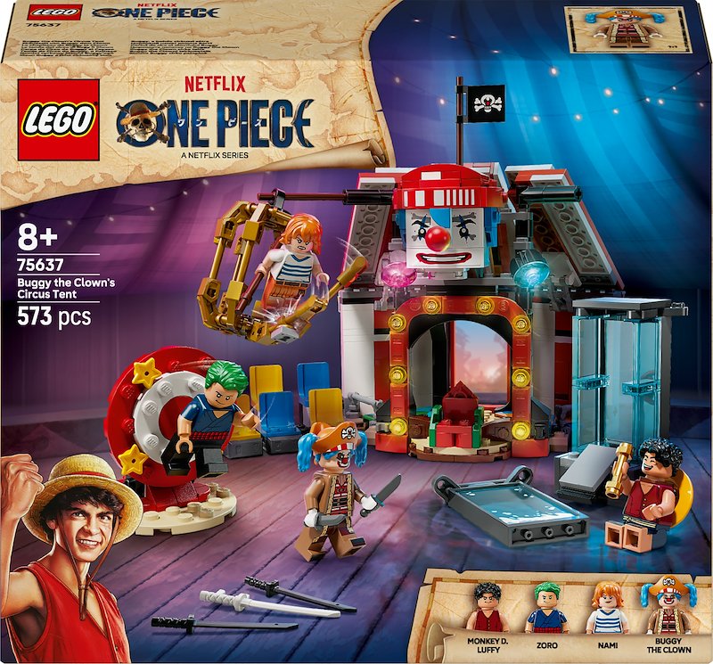 Lego LA TENDA DEL CIRCO DI BAGY IL CLOWN 75637