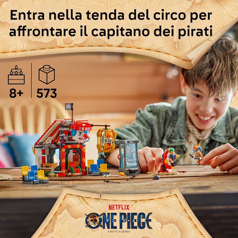 Lego LA TENDA DEL CIRCO DI BAGY IL CLOWN 75637